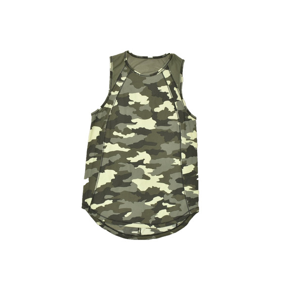 Lululemon Women's Camo Metal Vent Tech Tank Top Regular Size 4 Green Polyester - Picture 1 of 8